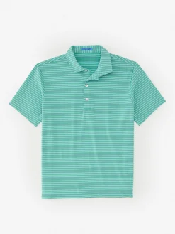 Springer Performance Polo In Murphy Stripe-J.McLaughlin Clearance