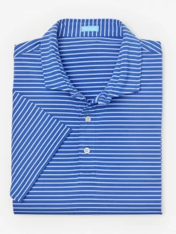 Springer Performance Polo In Murphy Stripe-J.McLaughlin Best