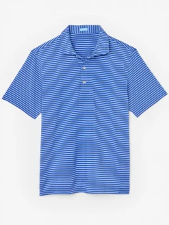Springer Performance Polo In Murphy Stripe-J.McLaughlin Best