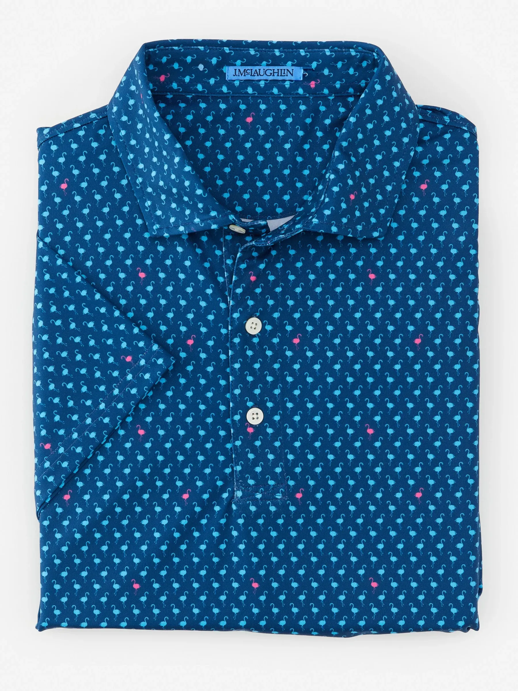 Springer Performance Polo In Flocks Of Fancy-J.McLaughlin Outlet
