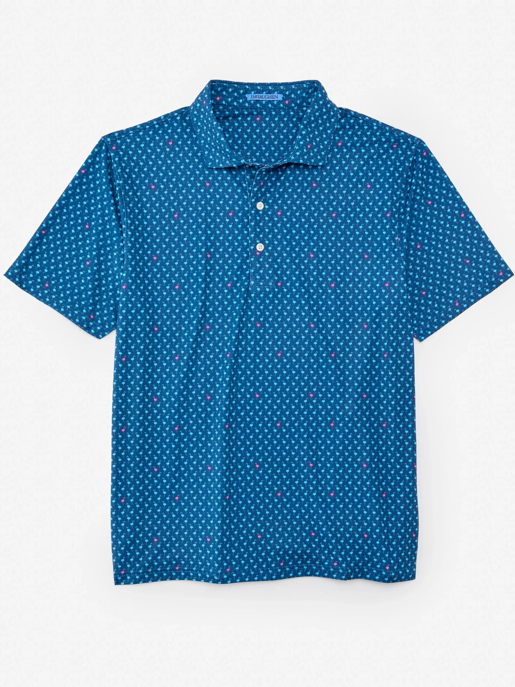 Springer Performance Polo In Flocks Of Fancy-J.McLaughlin Outlet