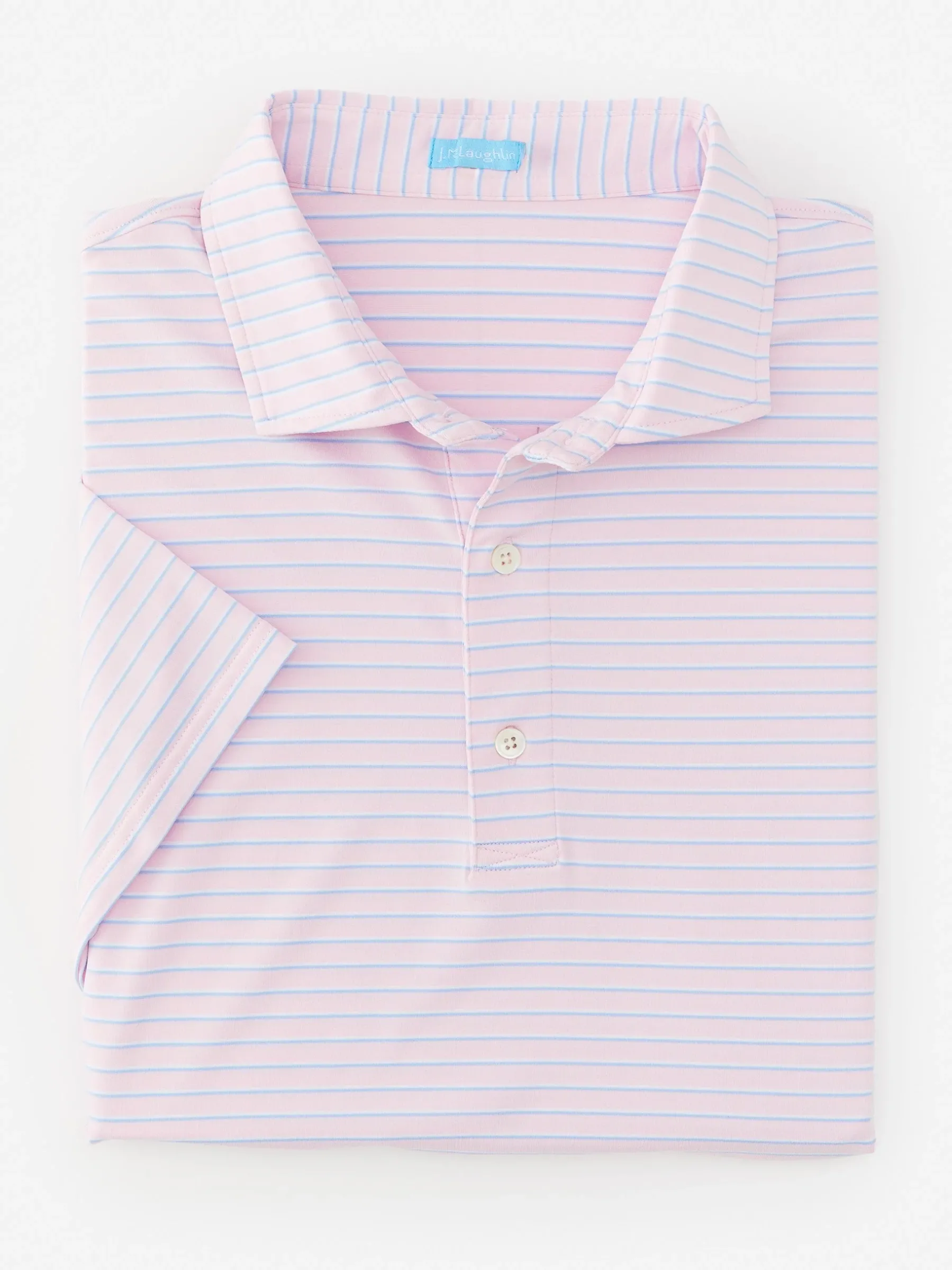Springer Performance Polo In Murphy Stripe-J.McLaughlin Sale
