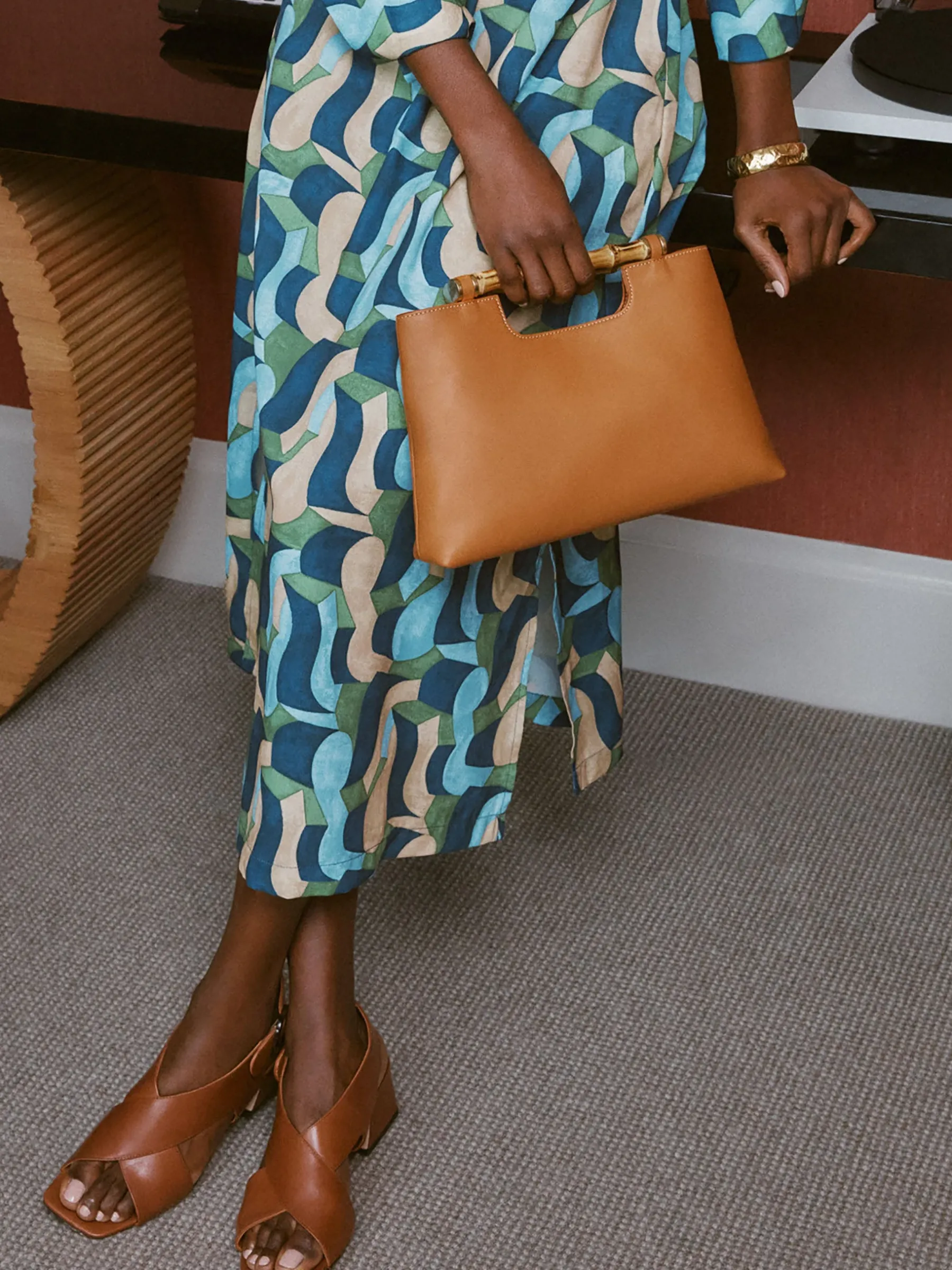 Sumpter Leather Clutch-J.McLaughlin Discount