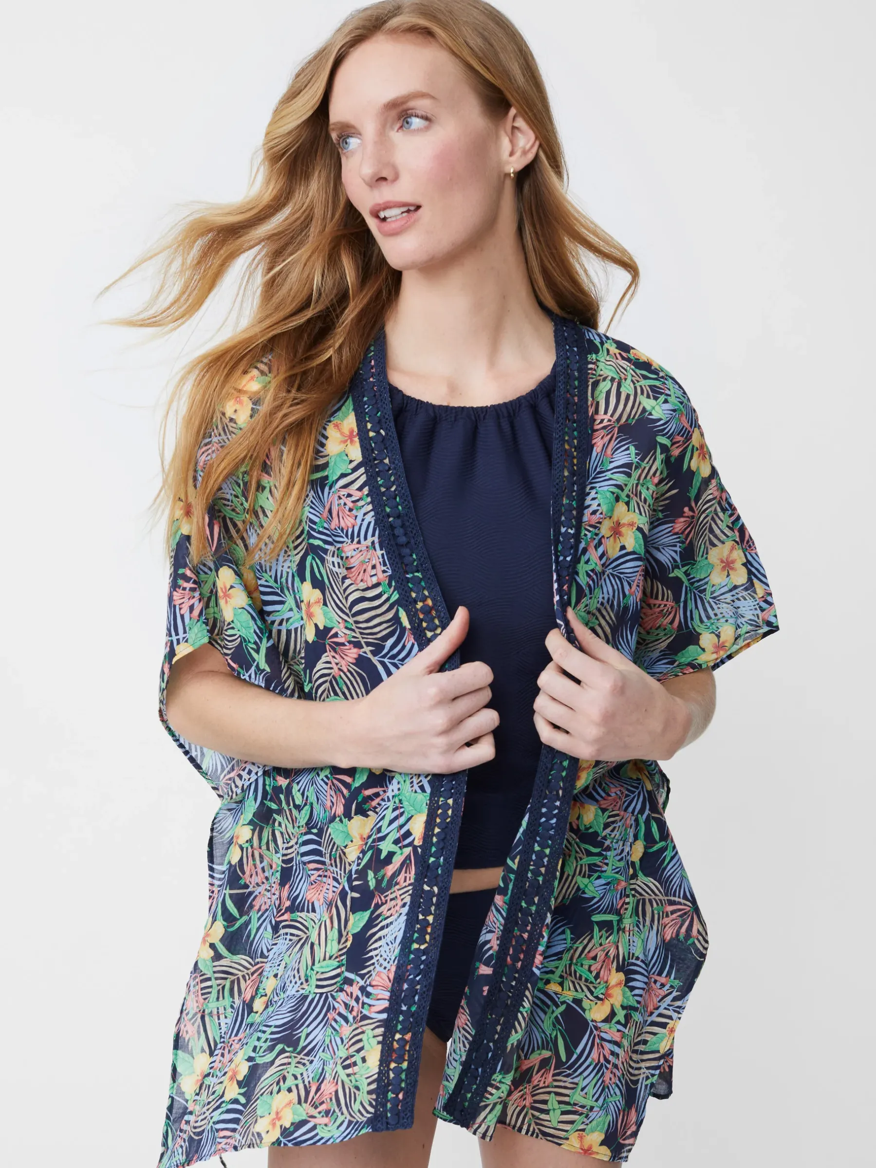 Sunset Cover Up In Bay Breeze-J.McLaughlin Hot