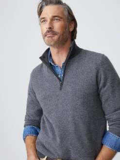 Tate Cashmere Sweater In Birdseye-J.McLaughlin Best