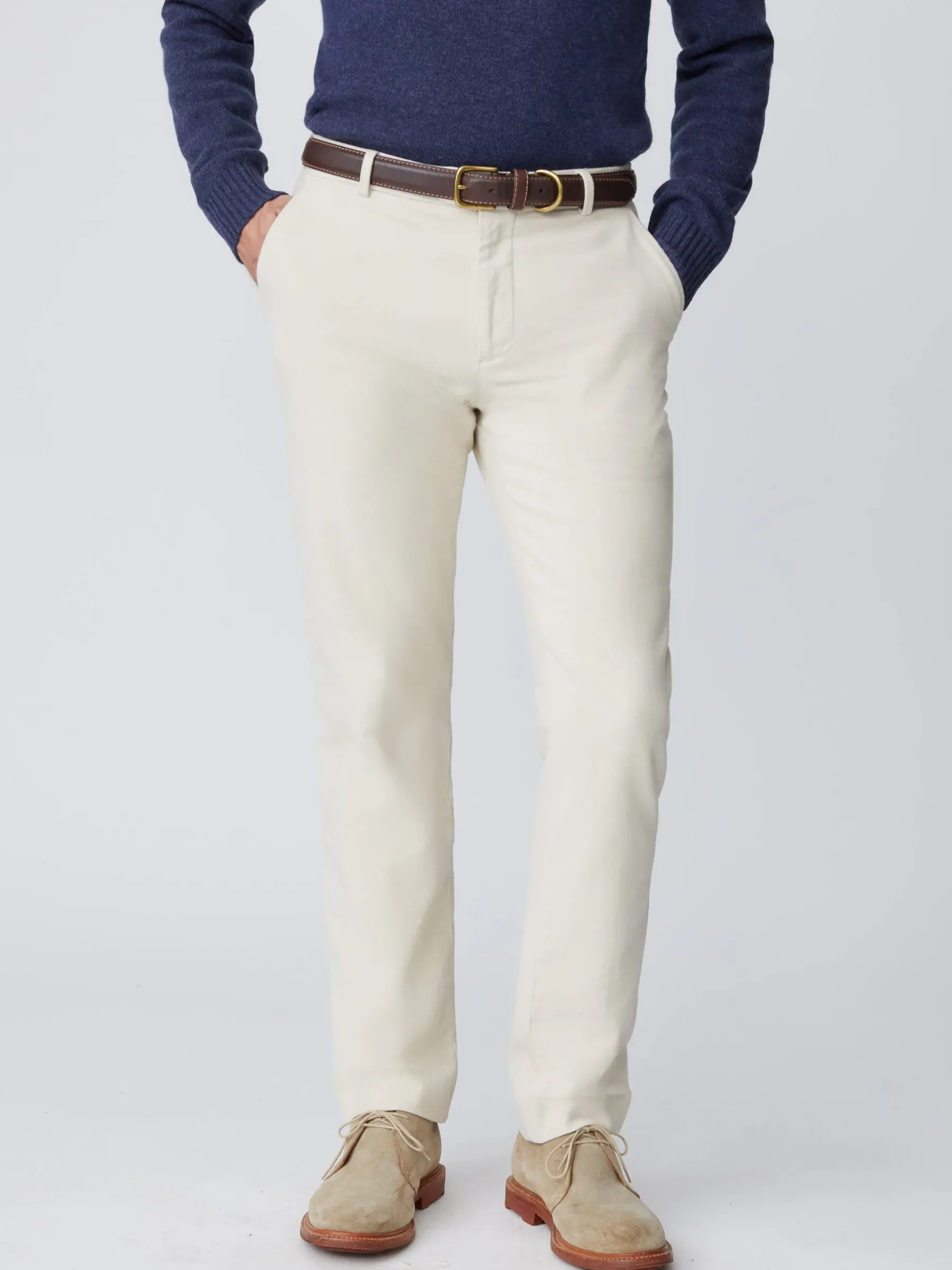 Taylor Straight-Fit Pants In Italian Moleskin-J.McLaughlin Online