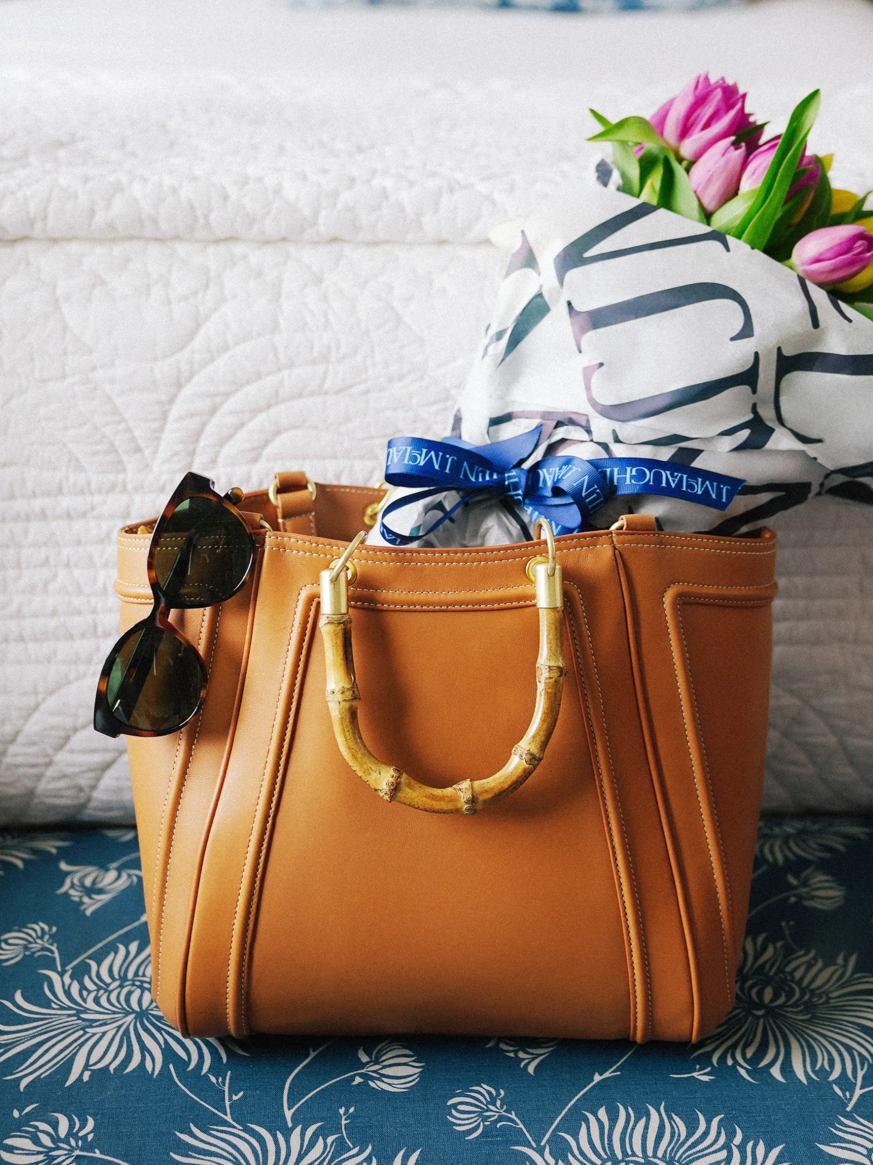 Veranda Leather Tote-J.McLaughlin Sale