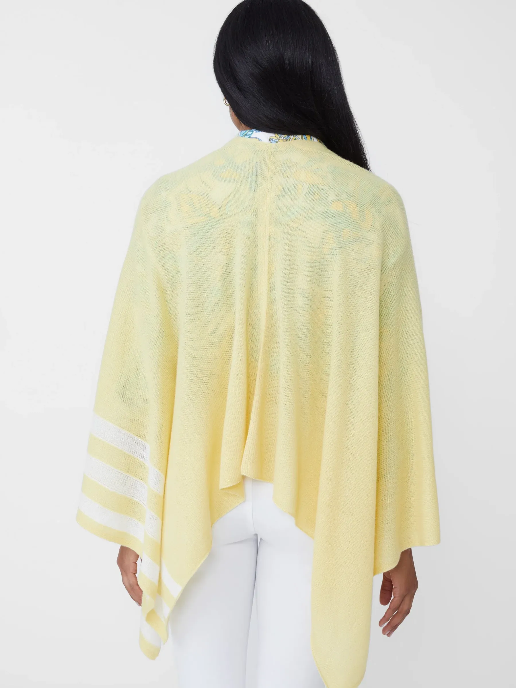Veronique Cashmere Wrap In Stripe-J.McLaughlin Online