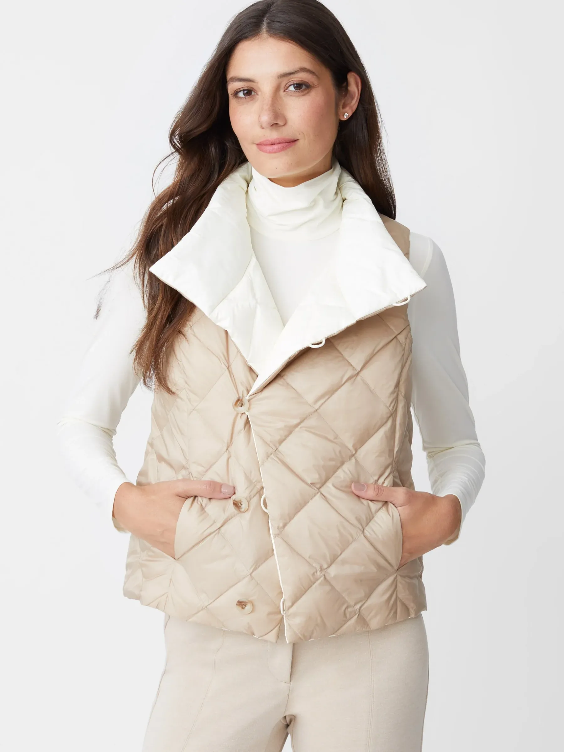 Vivian Reversible Puffer Vest-J.McLaughlin Best
