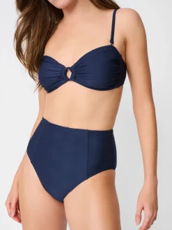 Wailea Bikini Bottom In Ocean Wave Jacquard-J.McLaughlin Online