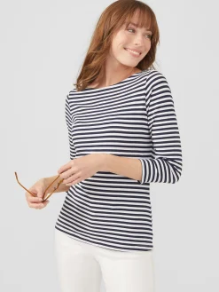 Wavesong Tee In Stripe-J.McLaughlin Fashion