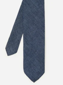 Woven Linen Cotton Tie-J.McLaughlin Online